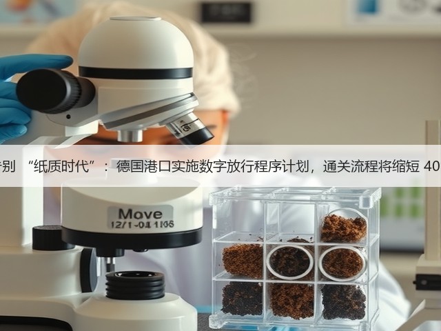 告别 “纸质时代”：德国港口实施数字放行程序计划，通关流程将缩短 40%(图3)