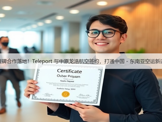 里程碑合作落地!Teleport 与中原龙浩航空签约,打通中国 - 东南亚空运新通道(图3) 里程碑合作落地!Teleport 与中原龙浩航空签约,打通中国 - 东南亚空运新通道(图3)
