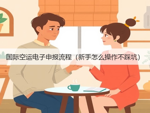 国际空运电子申报流程(新手怎么操作不踩坑)(图1) 国际空运电子申报流程(新手怎么操作不踩坑)(图1)