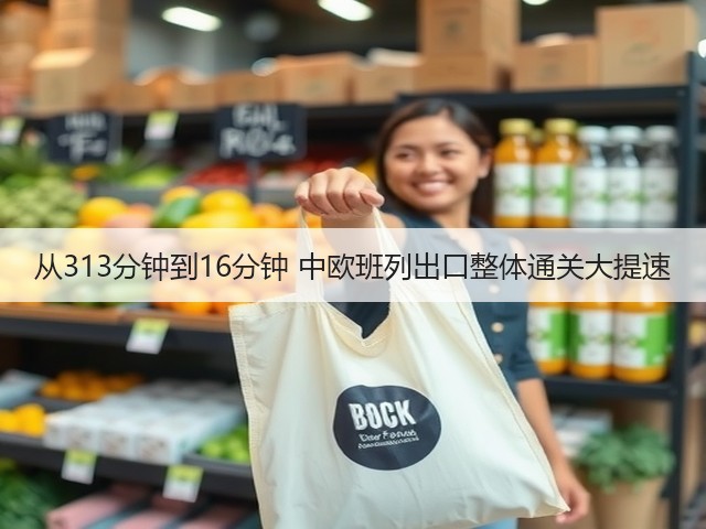 从313分钟到16分钟 中欧班列出口整体通关大提速(图3) 从313分钟到16分钟 中欧班列出口整体通关大提速(图3)