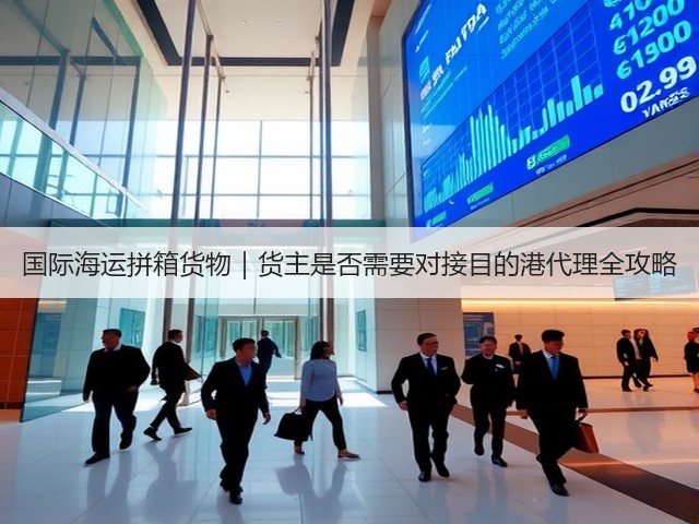 国际海运拼箱货物|货主是否需要对接目的港代理全攻略(图1) 国际海运拼箱货物|货主是否需要对接目的港代理全攻略(图1)