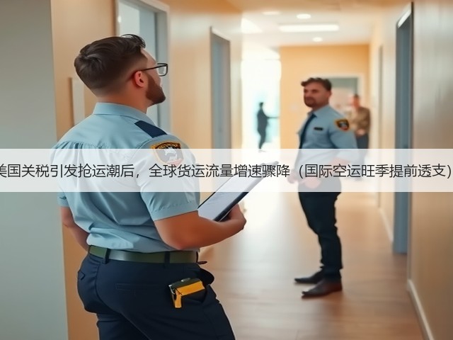 美国关税引发抢运潮后，全球货运流量增速骤降（国际空运旺季提前透支）(图1)