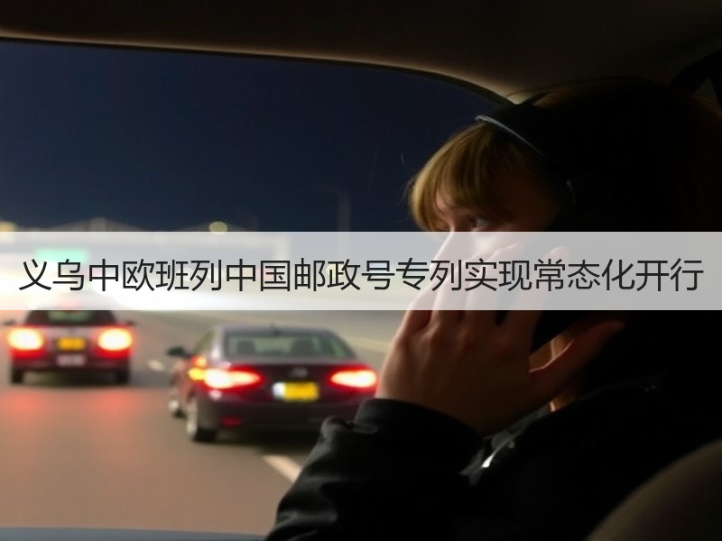 义乌中欧班列中国邮政号专列实现常态化开行