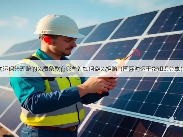 海运保险理赔的免责条款有哪些?如何避免拒赔(国际海运干货知识分享)(图3) 海运保险理赔的免责条款有哪些?如何避免拒赔(国际海运干货知识分享)(图3)