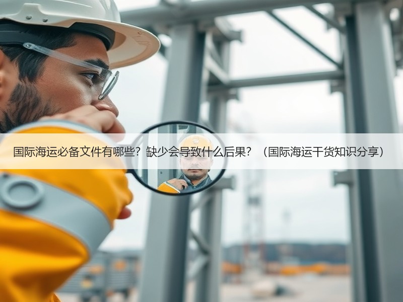 国际海运必备文件有哪些？缺少会导致什么后果？（国际海运干货知识分享）
