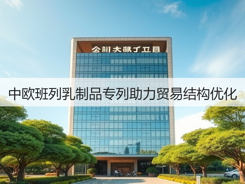 中欧班列乳制品专列助力贸易结构优化 中欧班列乳制品专列助力贸易结构优化