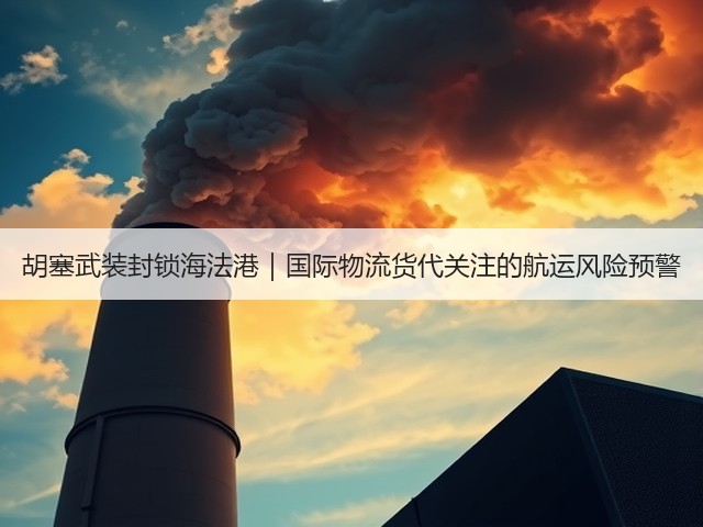 胡塞武装封锁海法港|国际物流货代关注的航运风险预警(图1) 胡塞武装封锁海法港|国际物流货代关注的航运风险预警(图1)