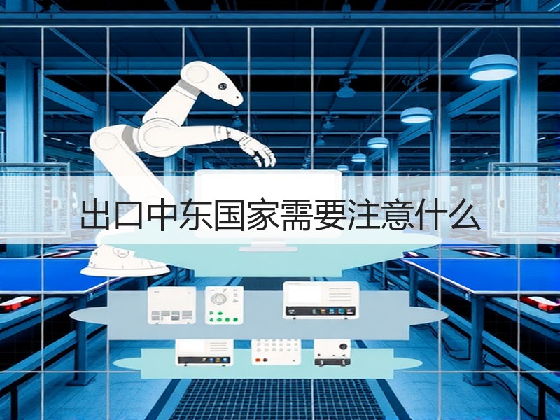 出口中东国家需要注意什么