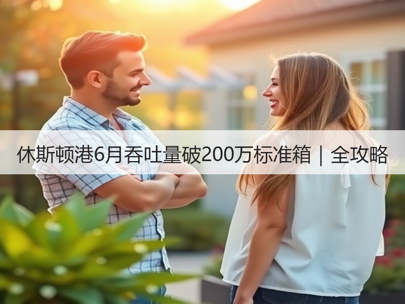 休斯顿港6月吞吐量破200万标准箱|全攻略 休斯顿港6月吞吐量破200万标准箱|全攻略