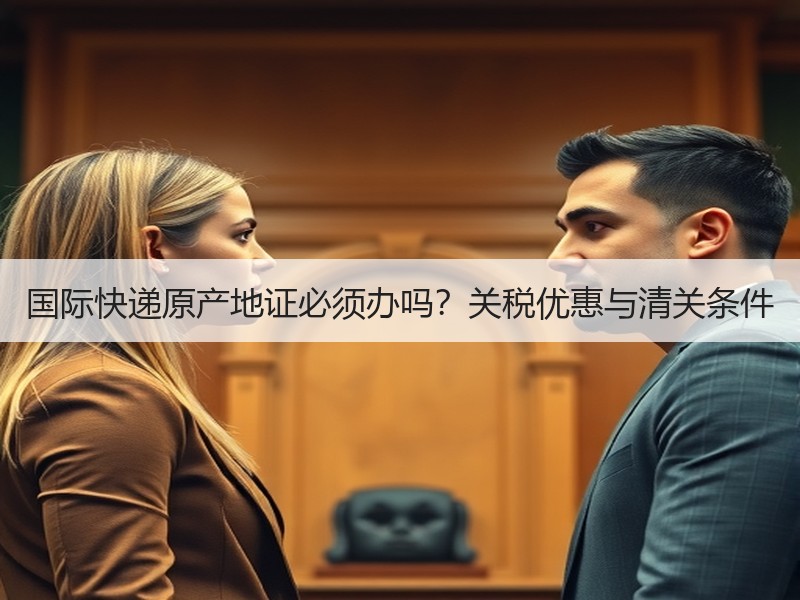 国际快递原产地证必须办吗？关税优惠与清关条件