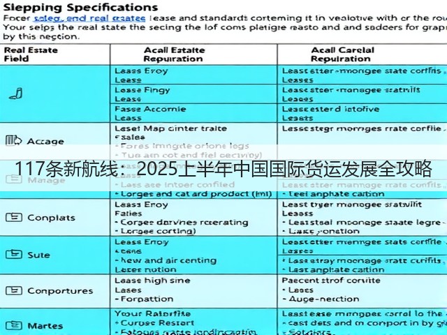 117条新航线:2025上半年中国国际货运发展全攻略(图3) 117条新航线:2025上半年中国国际货运发展全攻略(图3)