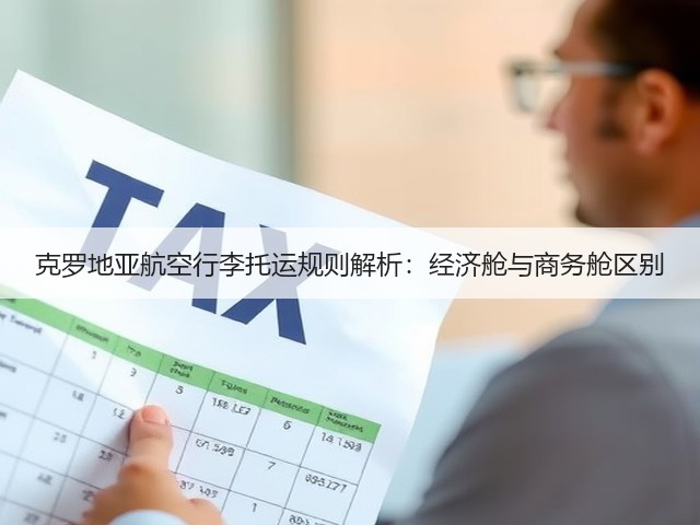 克罗地亚航空行李托运规则解析:经济舱与商务舱区别(图1) 克罗地亚航空行李托运规则解析:经济舱与商务舱区别(图1)