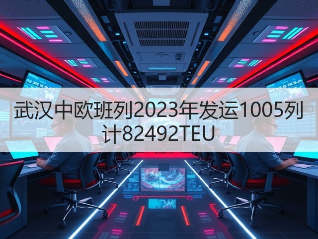 武汉中欧班列2023年发运1005列 计82492TEU(图3) 武汉中欧班列2023年发运1005列 计82492TEU(图3)