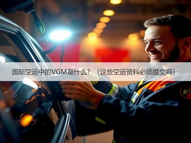 国际空运中的VGM是什么?(这些空运资料必须提交吗)(图2) 国际空运中的VGM是什么?(这些空运资料必须提交吗)(图2)