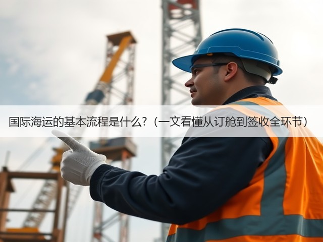 国际海运的基本流程是什么?(一文看懂从订舱到签收全环节)(图2) 国际海运的基本流程是什么?(一文看懂从订舱到签收全环节)(图2)