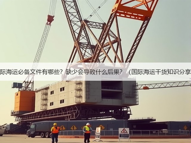 国际海运必备文件有哪些?缺少会导致什么后果?(国际海运干货知识分享)(图1) 国际海运必备文件有哪些?缺少会导致什么后果?(国际海运干货知识分享)(图1)