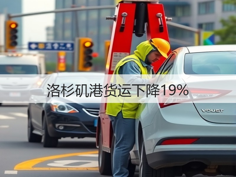洛杉矶港货运下降19%