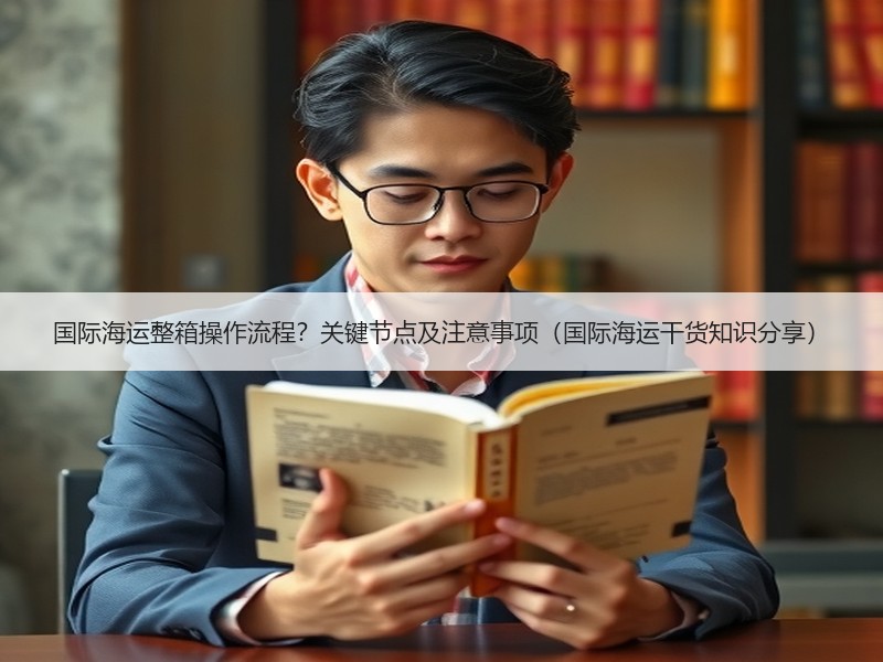 国际海运整箱操作流程？关键节点及注意事项（国际海运干货知识分享）