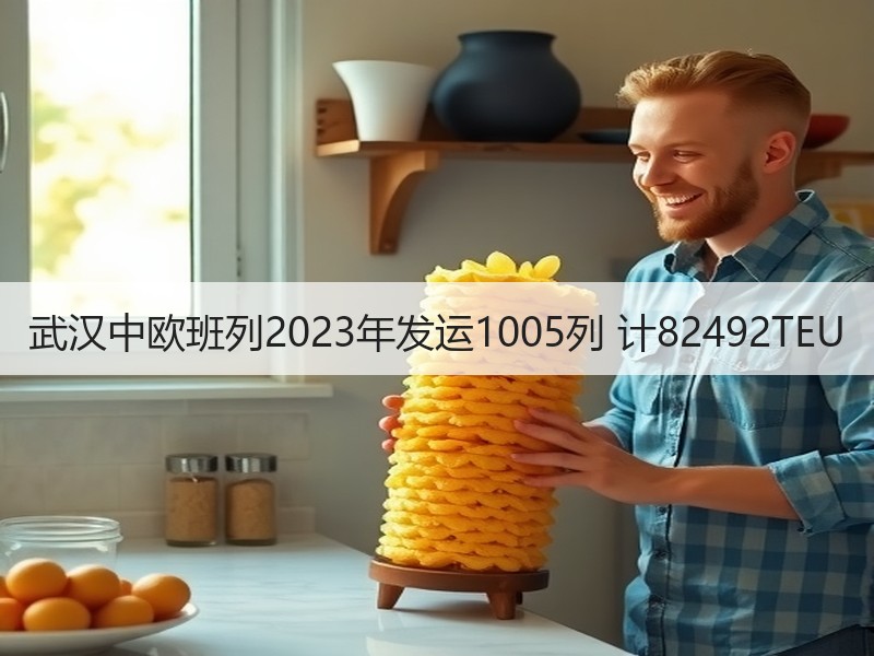 武汉中欧班列2023年发运1005列 计82492TEU