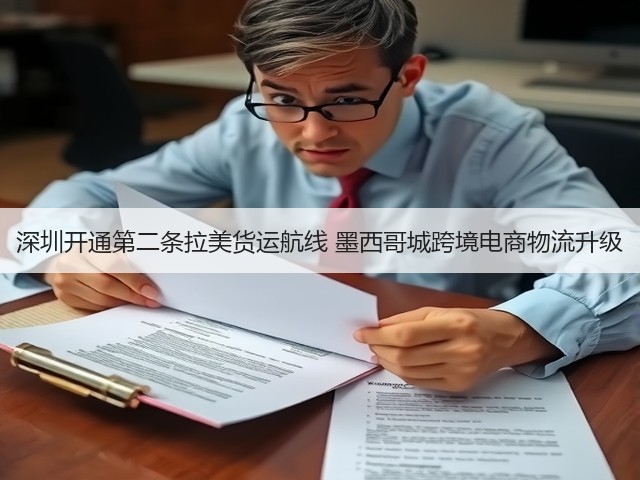 深圳开通第二条拉美货运航线 墨西哥城跨境电商物流升级(图2)