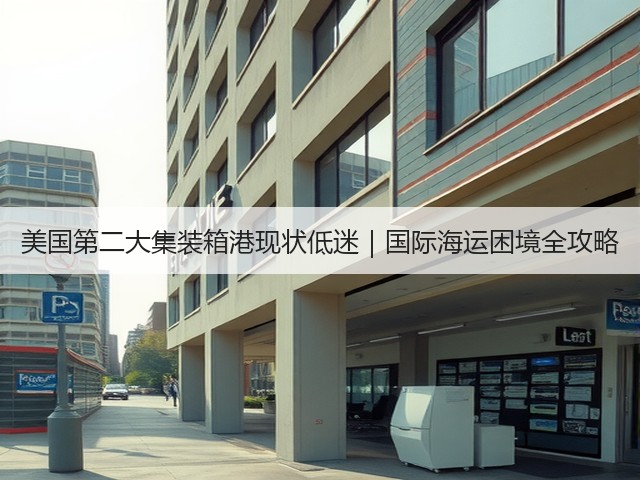 美国第二大集装箱港现状低迷|国际海运困境全攻略(图2) 美国第二大集装箱港现状低迷|国际海运困境全攻略(图2)