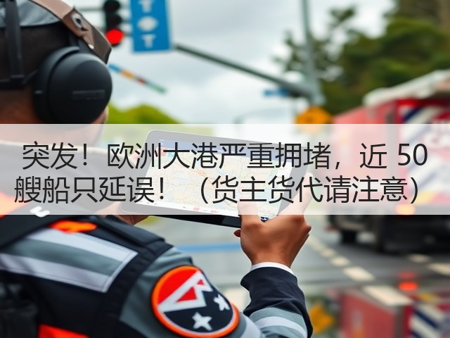 突发!欧洲大港严重拥堵,近 50 艘船只延误!(货主货代请注意)(图2) 突发!欧洲大港严重拥堵,近 50 艘船只延误!(货主货代请注意)(图2)