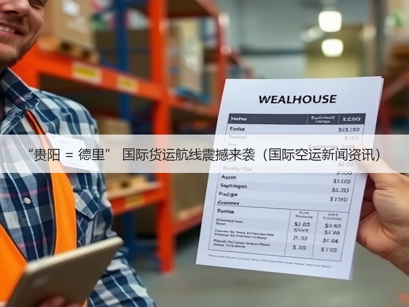 “贵阳 = 德里” 国际货运航线震撼来袭（国际空运新闻资讯）
