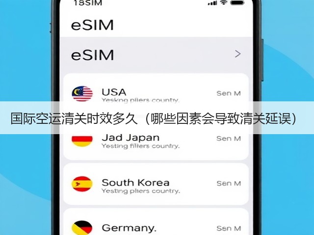 国际空运清关时效多久(哪些因素会导致清关延误)(图2) 国际空运清关时效多久(哪些因素会导致清关延误)(图2)