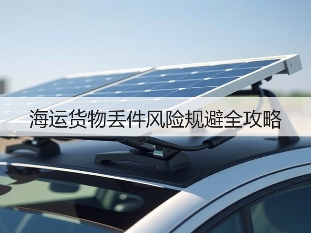 海运货物丢件风险规避全攻略(图2)