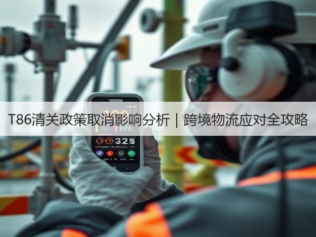 T86清关政策取消影响分析|跨境物流应对全攻略(图2) T86清关政策取消影响分析|跨境物流应对全攻略(图2)
