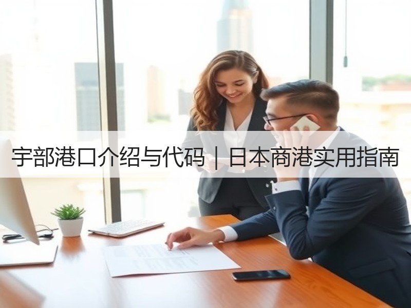 宇部港口介绍与代码｜日本商港实用指南