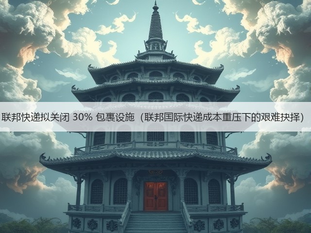 联邦快递拟关闭 30% 包裹设施(联邦国际快递成本重压下的艰难抉择)(图1) 联邦快递拟关闭 30% 包裹设施(联邦国际快递成本重压下的艰难抉择)(图1)