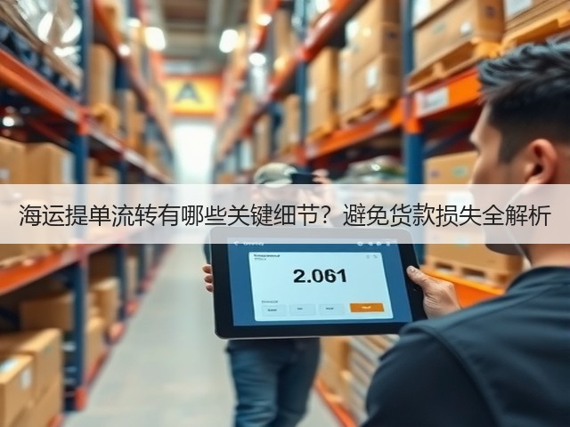 海运提单流转有哪些关键细节？避免货款损失全解析(图3)