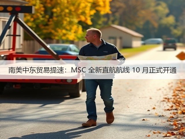 南美中东贸易提速:MSC 全新直航航线 10 月正式开通(图1) 南美中东贸易提速:MSC 全新直航航线 10 月正式开通(图1)