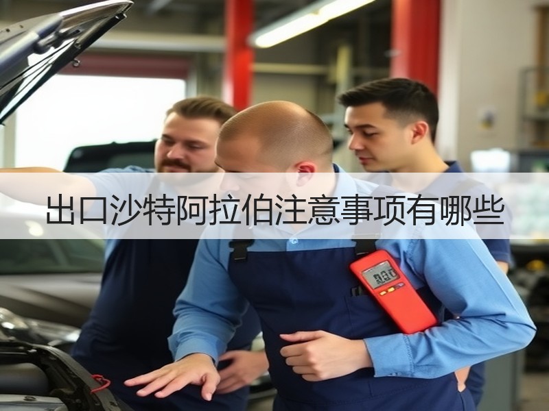 出口沙特阿拉伯注意事项有哪些