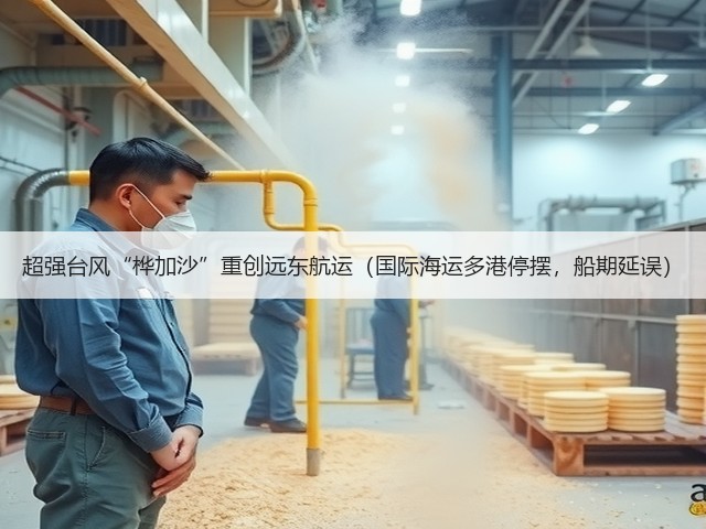 超强台风“桦加沙”重创远东航运(国际海运多港停摆,船期延误)(图3) 超强台风“桦加沙”重创远东航运(国际海运多港停摆,船期延误)(图3)
