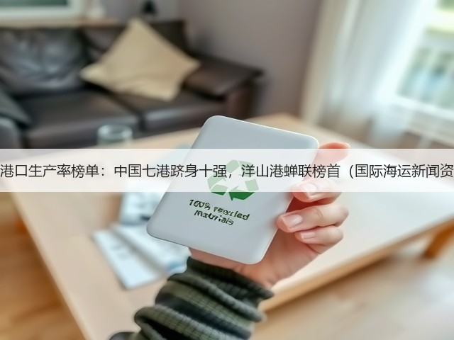 全球港口生产率榜单：中国七港跻身十强，洋山港蝉联榜首（国际海运新闻资讯）(图3)