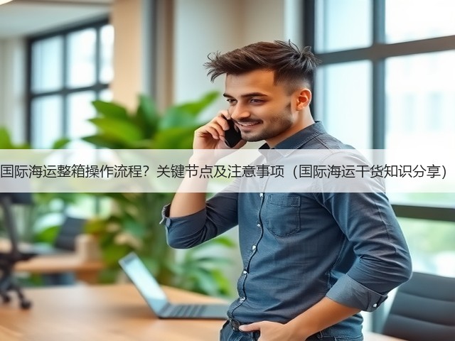 国际海运整箱操作流程?关键节点及注意事项(国际海运干货知识分享)(图2) 国际海运整箱操作流程?关键节点及注意事项(国际海运干货知识分享)(图2)