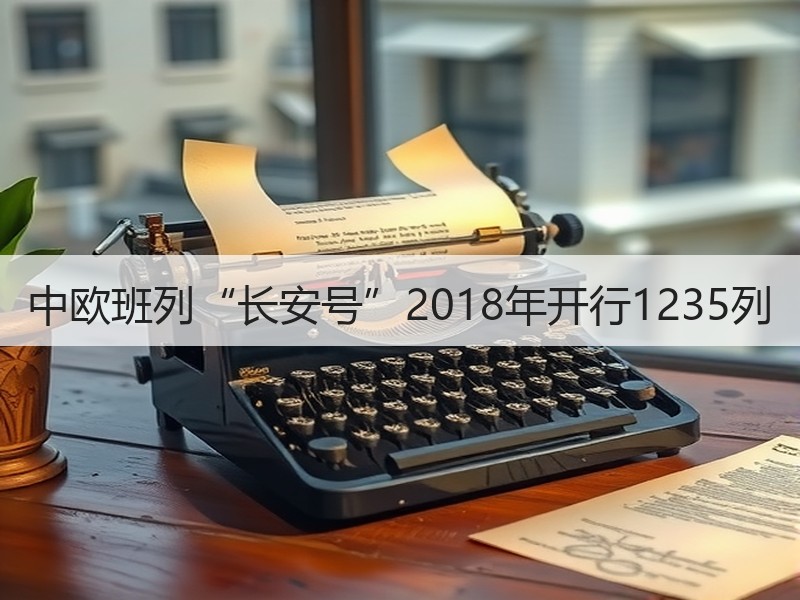 中欧班列“长安号”2018年开行1235列
