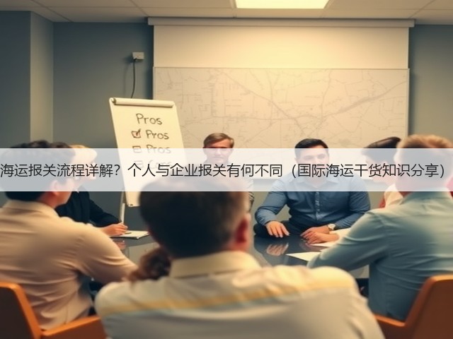 海运报关流程详解？个人与企业报关有何不同（国际海运干货知识分享）(图1)