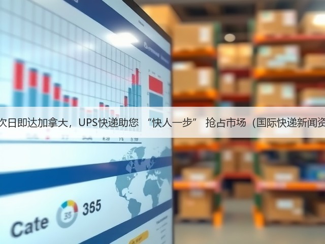 最快次日即达加拿大，UPS快递助您 “快人一步” 抢占市场（国际快递新闻资讯）(图2)