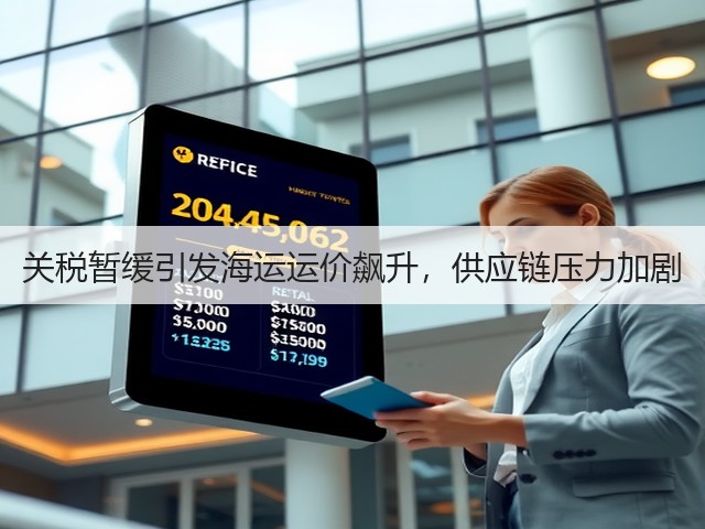 关税暂缓引发海运运价飙升,供应链压力加剧(图2) 关税暂缓引发海运运价飙升,供应链压力加剧(图2)