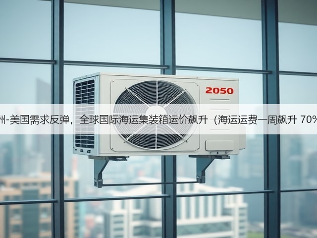 亚洲-美国需求反弹,全球国际海运集装箱运价飙升(海运运费一周飙升 70%)(图1) 亚洲-美国需求反弹,全球国际海运集装箱运价飙升(海运运费一周飙升 70%)(图1)