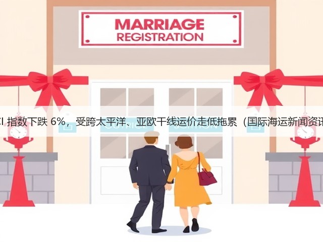 WCI 指数下跌 6%,受跨太平洋、亚欧干线运价走低拖累(国际海运新闻资讯)(图1) WCI 指数下跌 6%,受跨太平洋、亚欧干线运价走低拖累(国际海运新闻资讯)(图1)