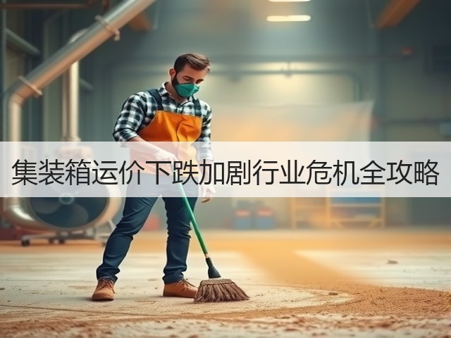 集装箱运价下跌加剧行业危机全攻略(图1) 集装箱运价下跌加剧行业危机全攻略(图1)