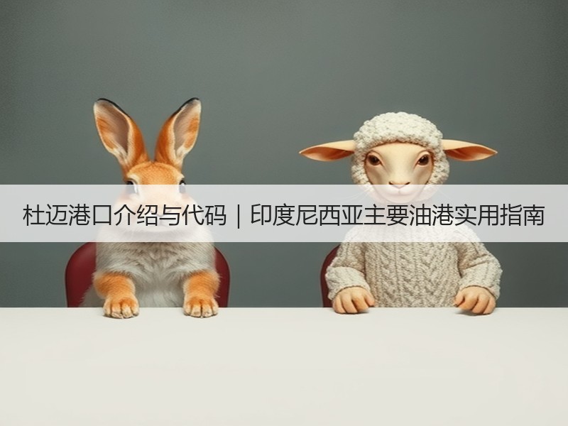 杜迈港口介绍与代码|印度尼西亚主要油港实用指南 杜迈港口介绍与代码|印度尼西亚主要油港实用指南