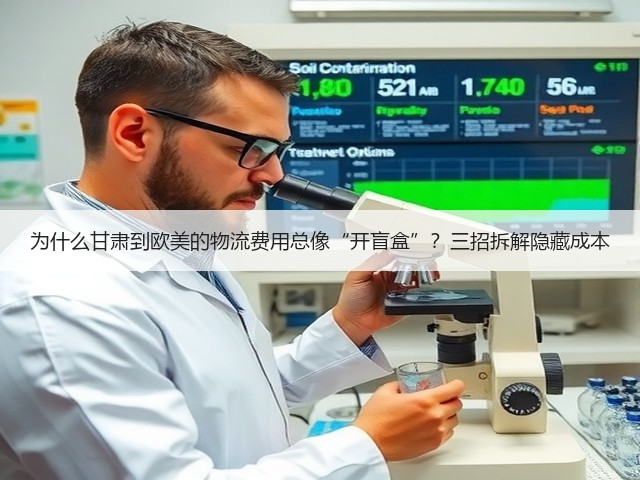 为什么甘肃到欧美的物流费用总像“开盲盒”？三招拆解隐藏成本(图2)