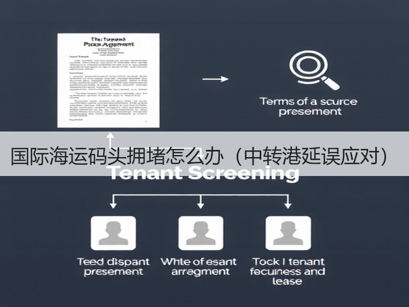 国际海运码头拥堵怎么办（中转港延误应对）