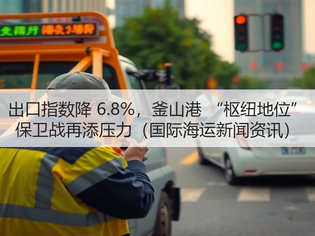 出口指数降 6.8%，釜山港 “枢纽地位” 保卫战再添压力（国际海运新闻资讯）(图3)