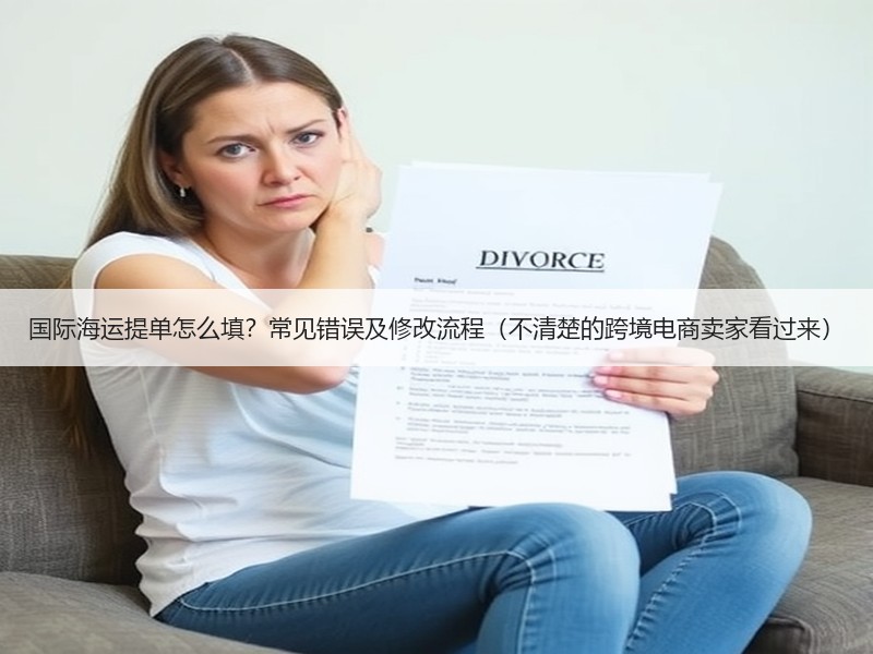 国际海运提单怎么填？常见错误及修改流程（不清楚的跨境电商卖家看过来）